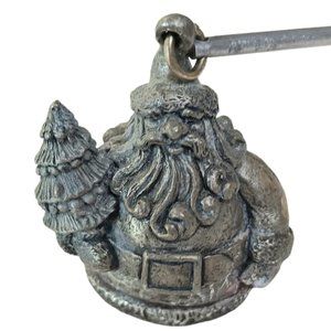 Vintage Pewter Santa Candle Snuffer by Scents & Accents